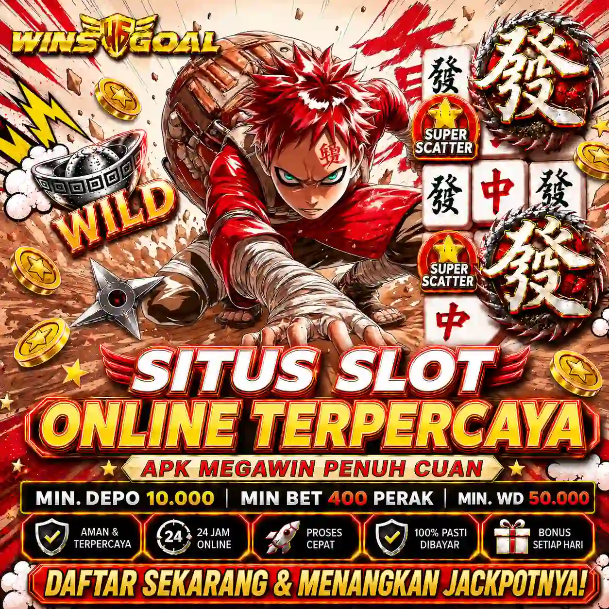 WINSGOAL Situs Slot Online Terpercaya Login Link APK Megawin Penuh Cuan