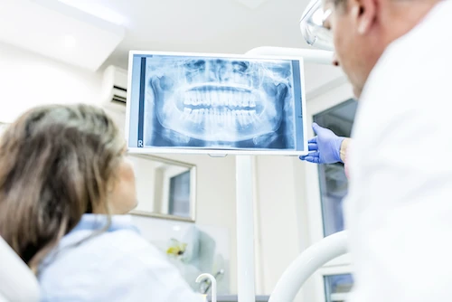 Digital x-ray at Shine Family Dentistry in Garner, NC.
